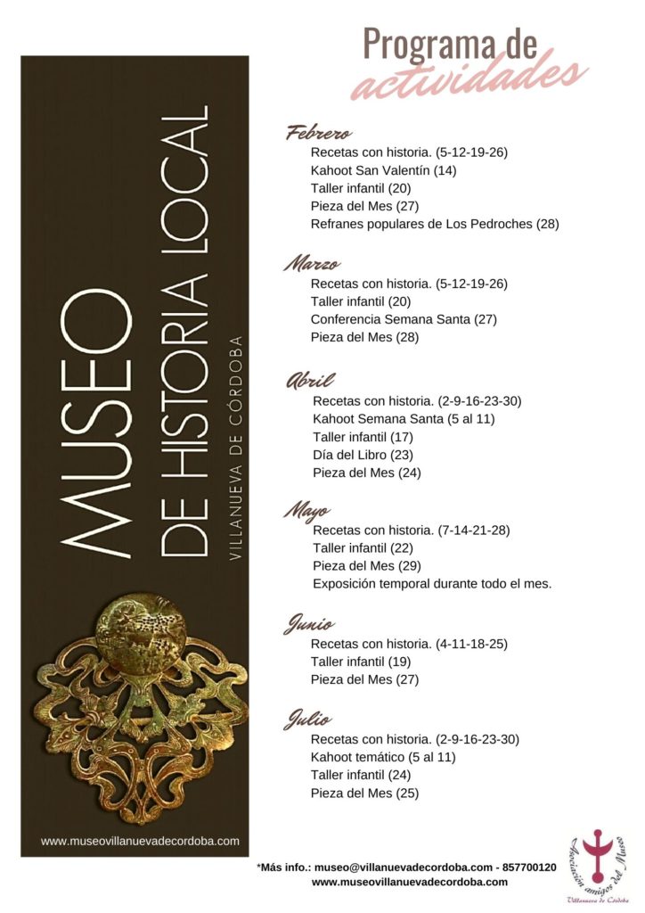 Programa de actividades Museo