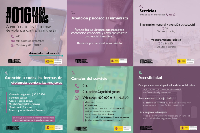 016 Para todas - Nuevos servicios