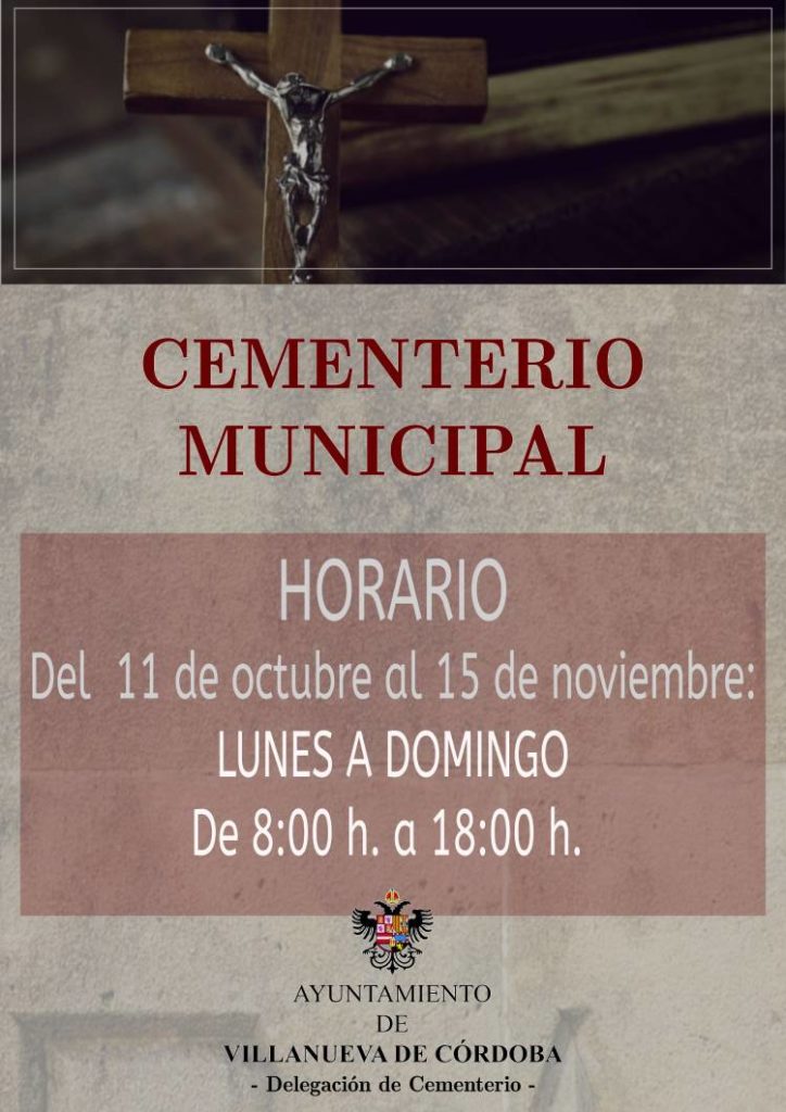 Horario Cementerio Municipal