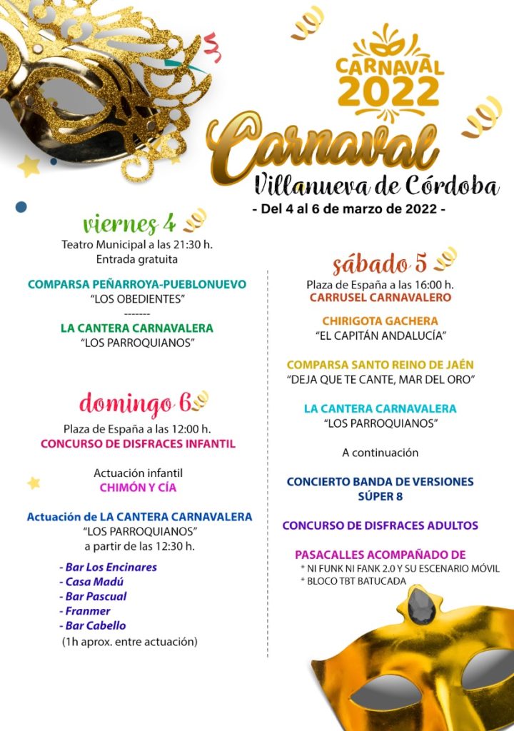 Carnaval 2022 Programa