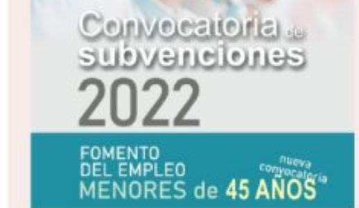 Fomento empleo menores de 45 años – 2022