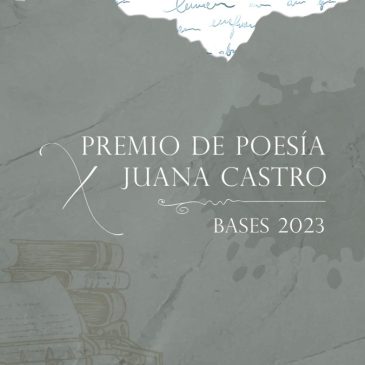 X Premio de poesía Juana Castro 2023